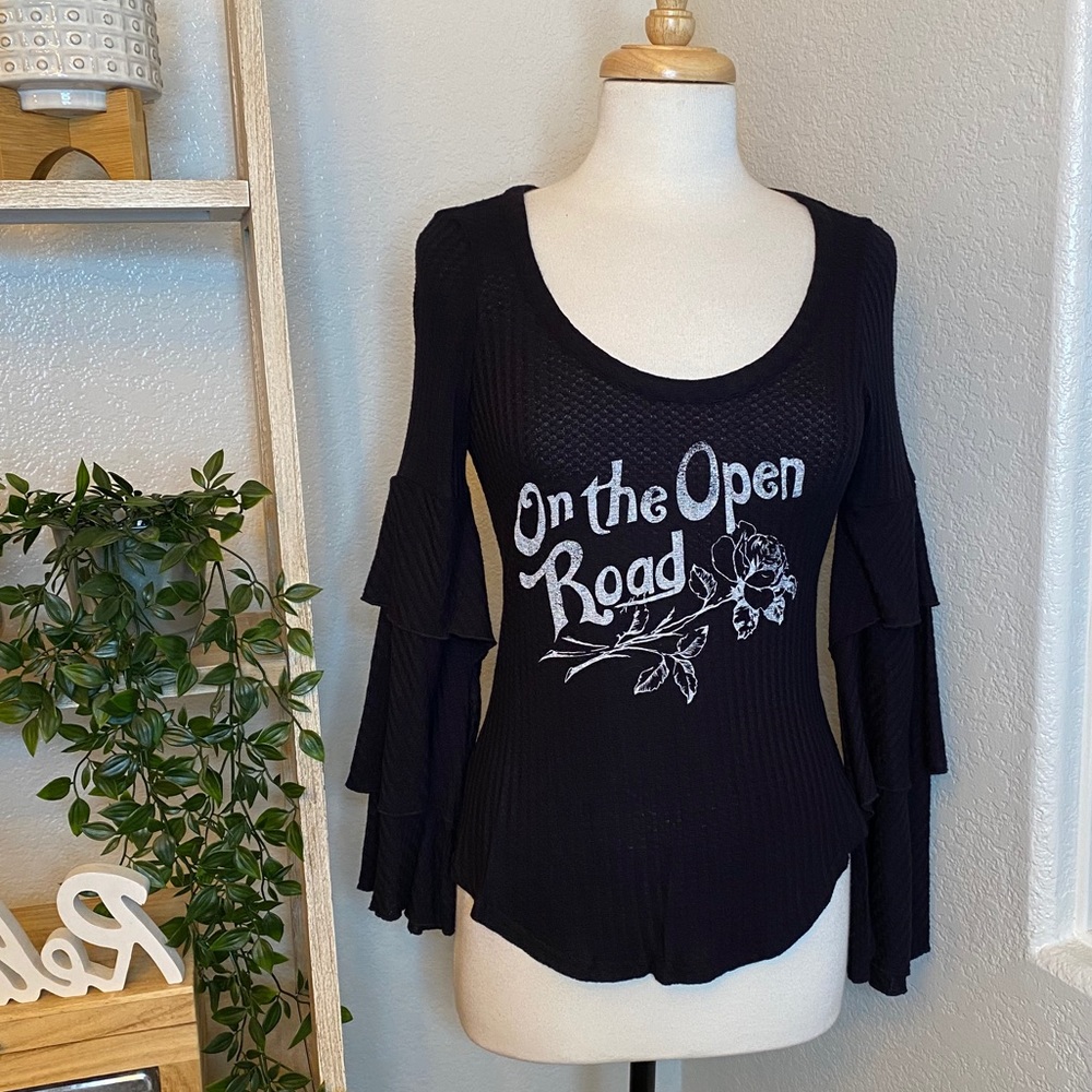 🆕Chaser black bell long sleeves tee the open road